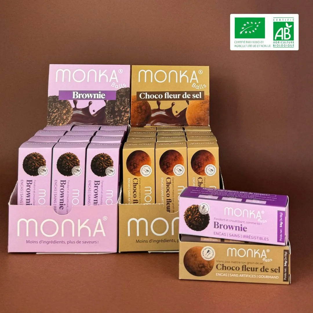 Pack Brownie & Choco Fleur de Sel x24 boîtes