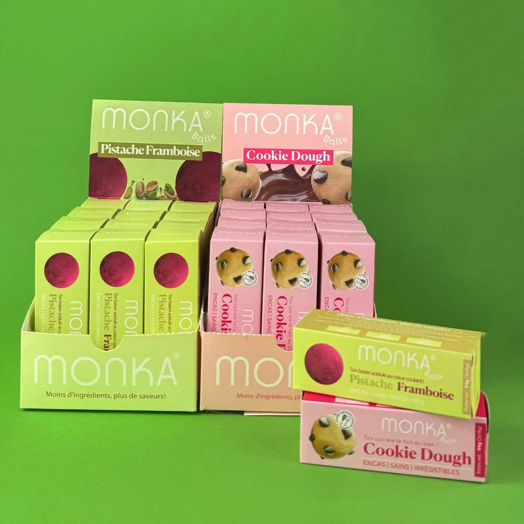 Pack Pistache Framboise & Cookie Dough x24 boîtes