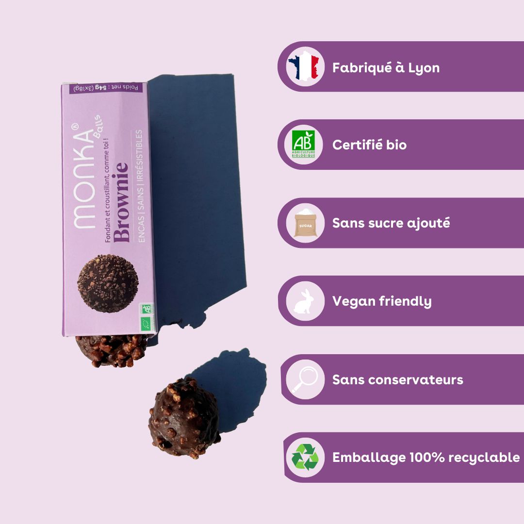 Pack Brownie & Choco Fleur de Sel x24 boîtes