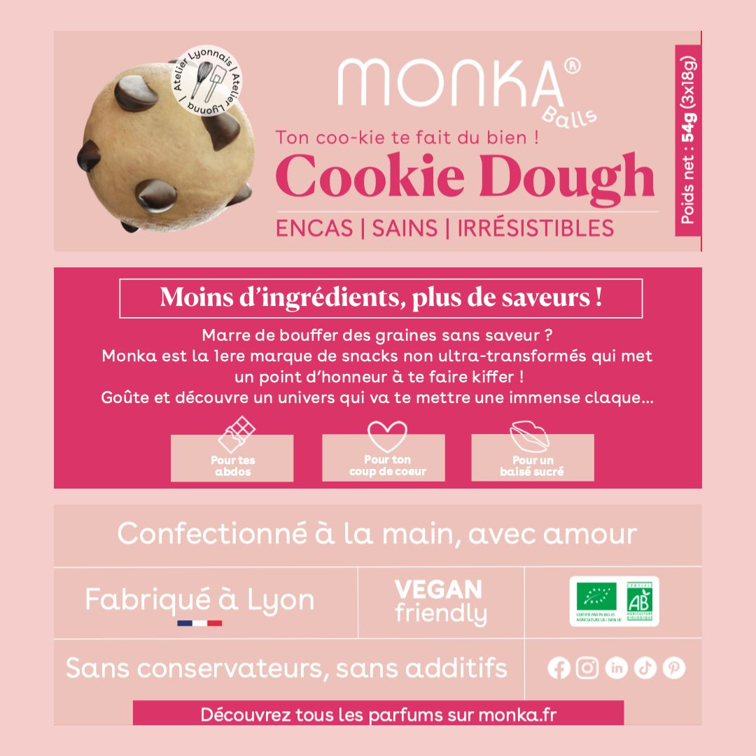 Monka Balls - Cookie Dough x12 boites