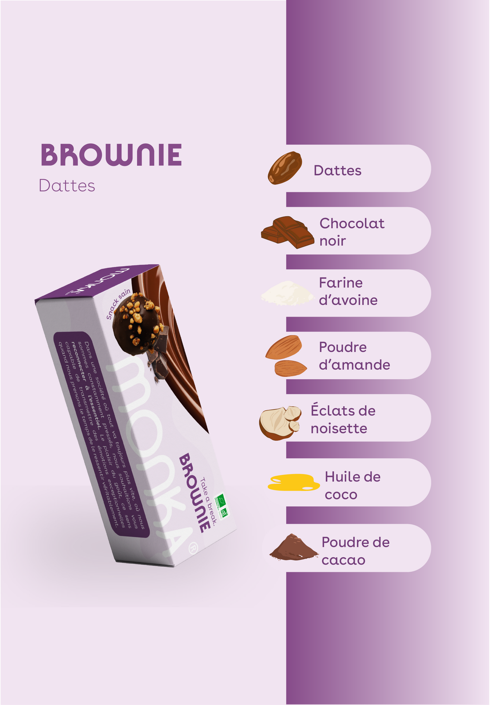 Monka Balls Brownie x 12 Boîtes