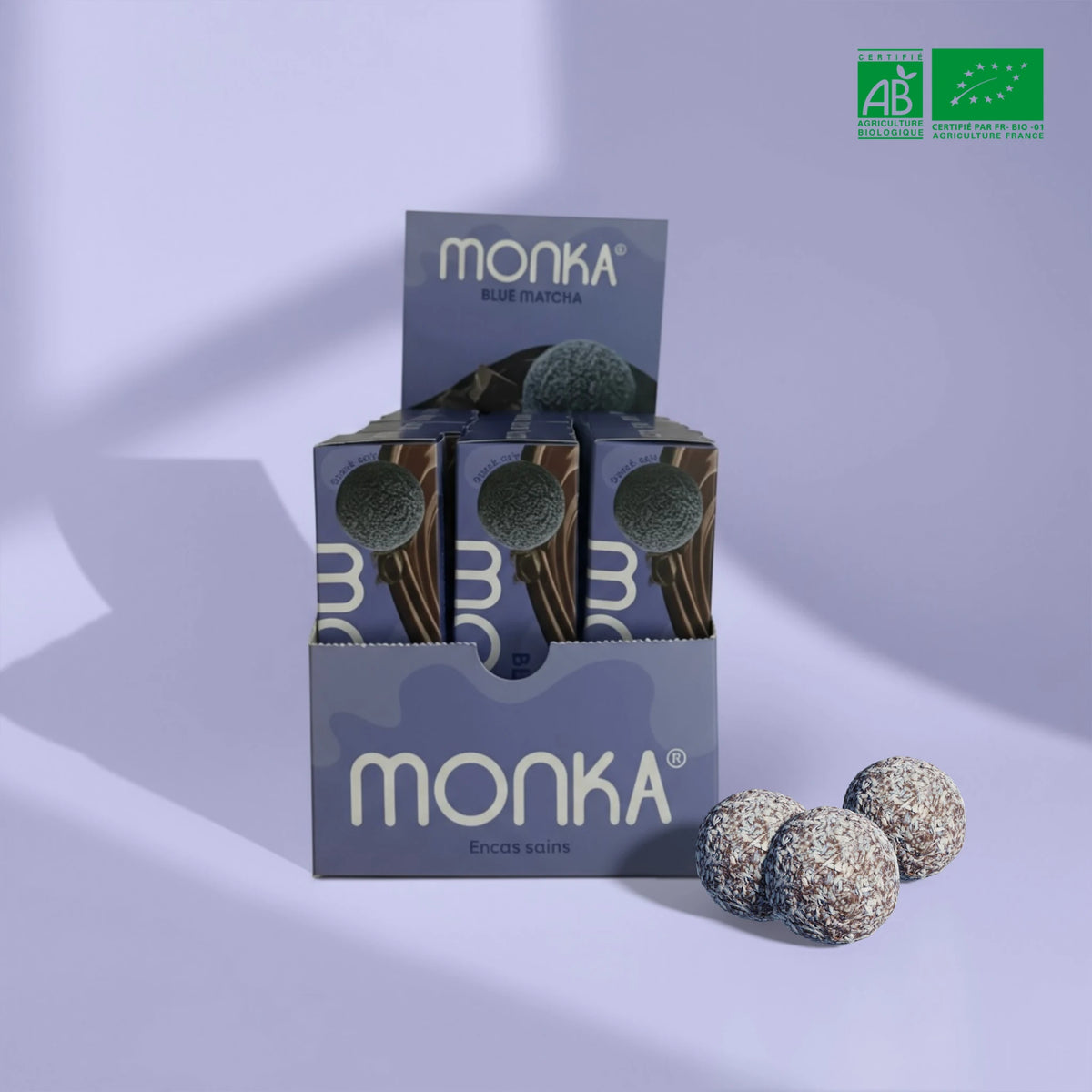 Monka Balls Blue Matcha x 12 Boites