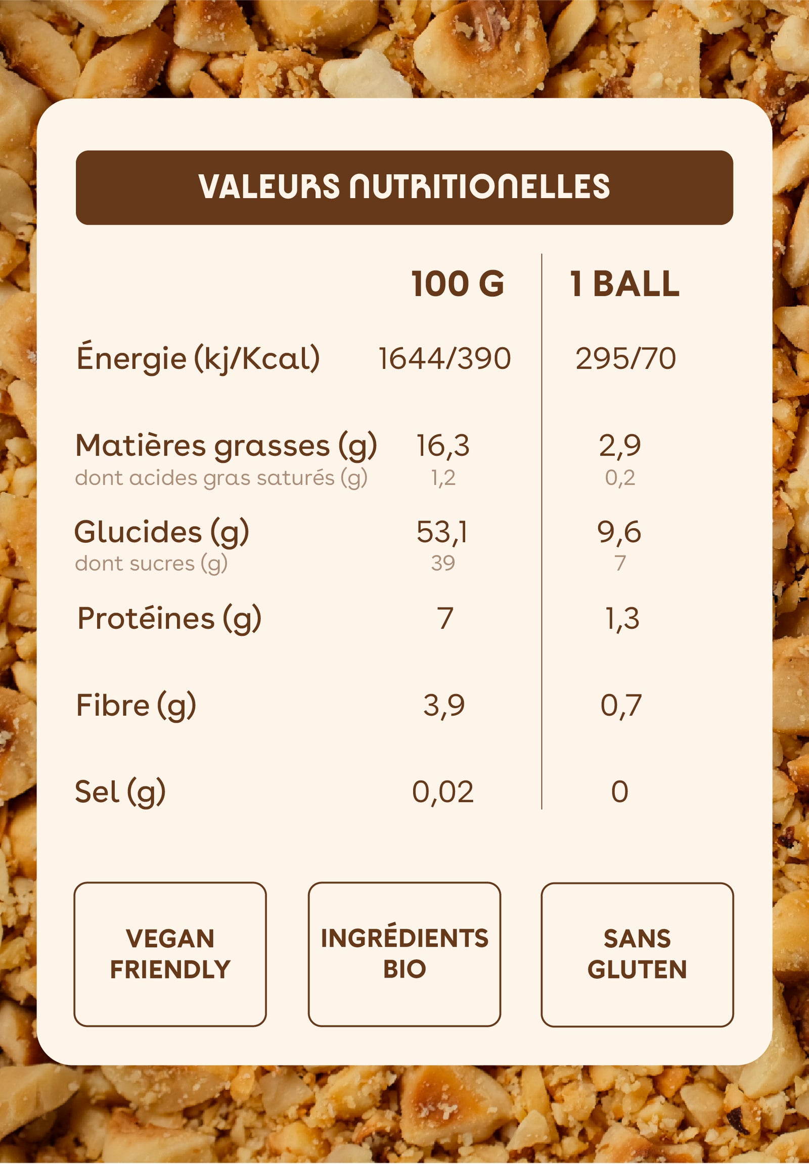 Monka Balls Noisette x 12 Boîtes