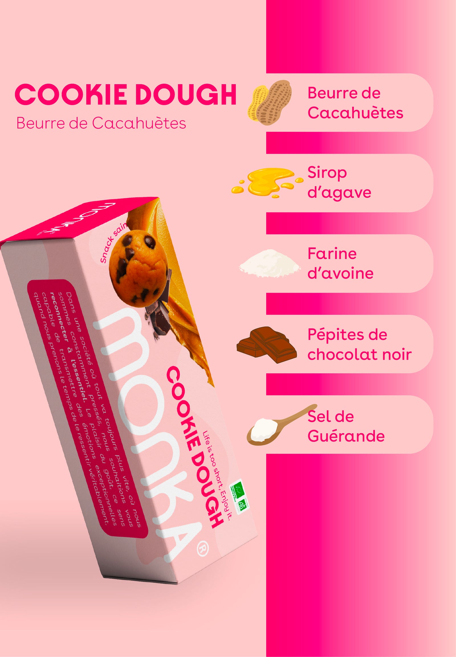 Monka Balls Cookie Dough x 12 Boites