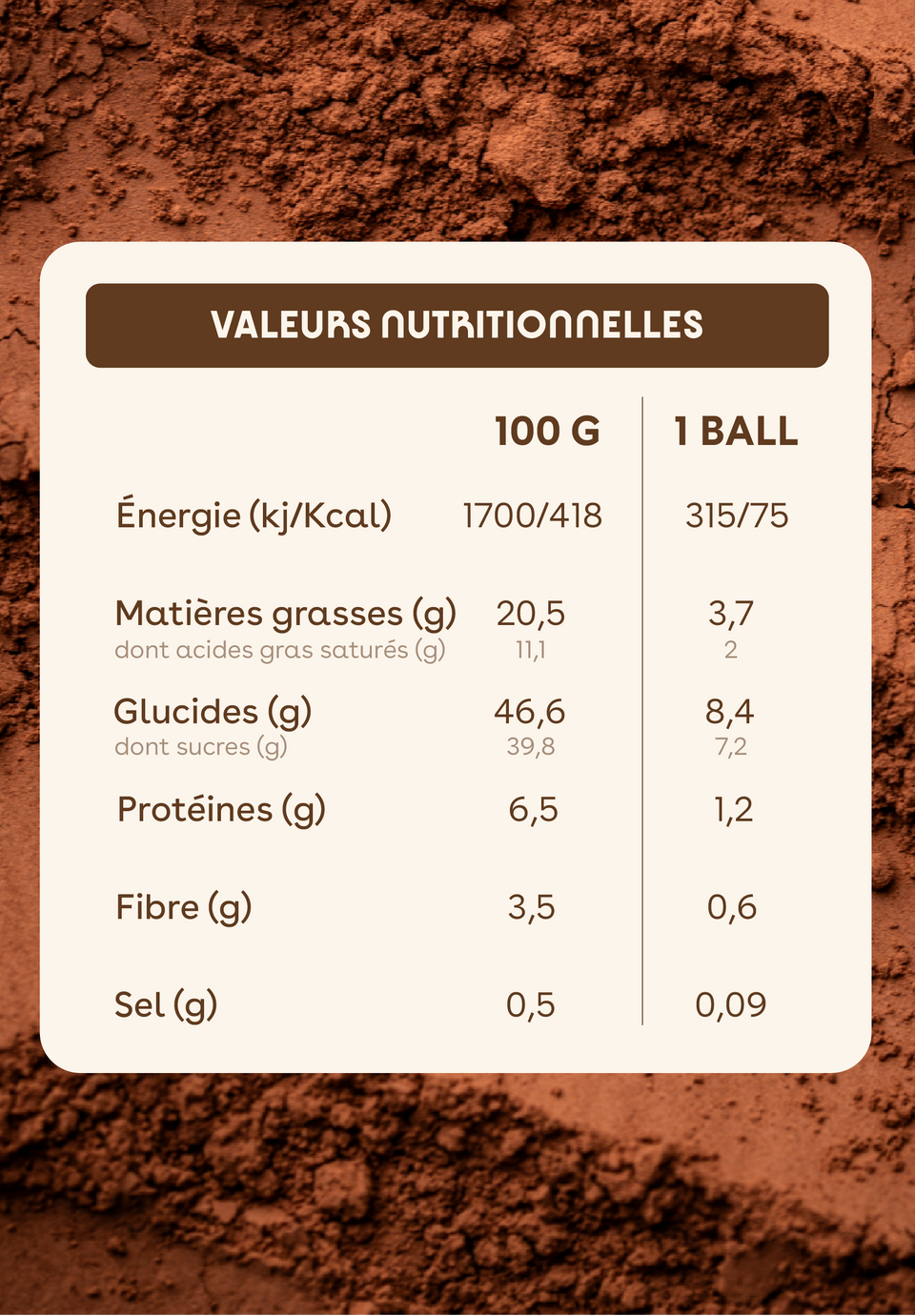 Energy Balls Choco Fleur de Sel
