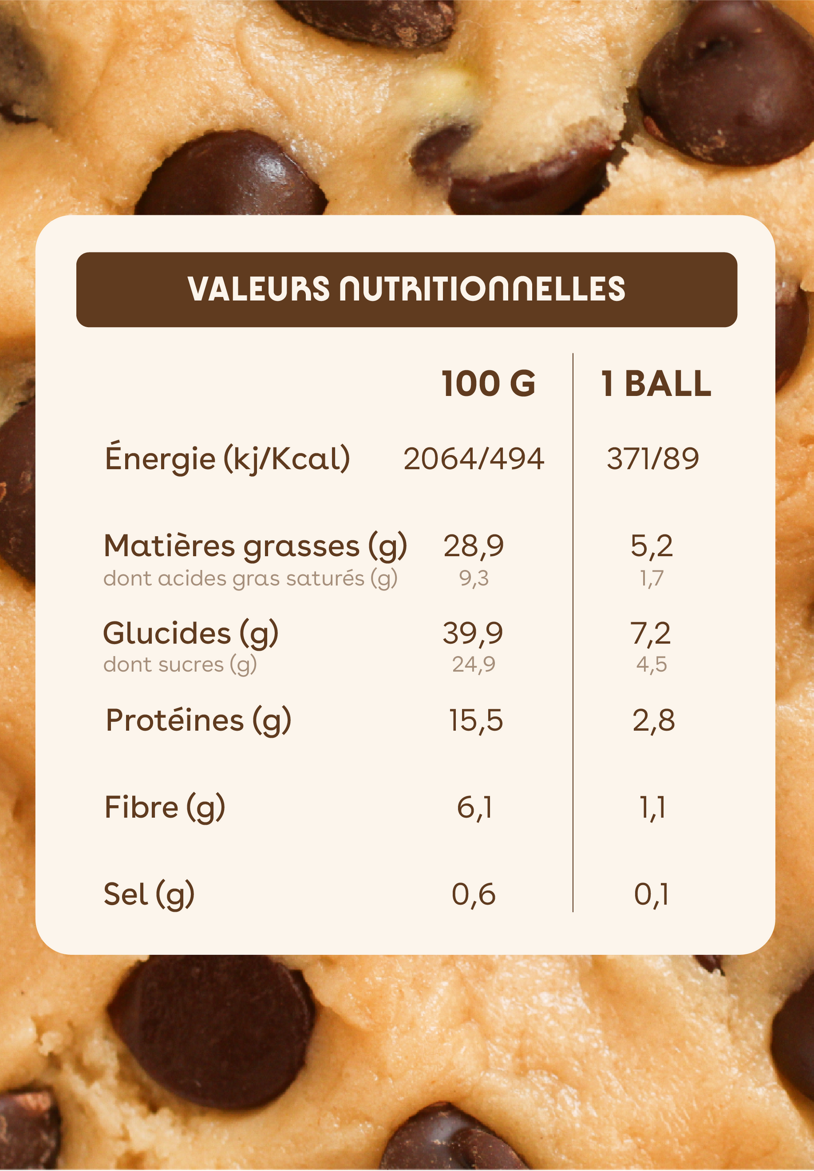 Monka Balls Cookie Dough x 12 Boîtes