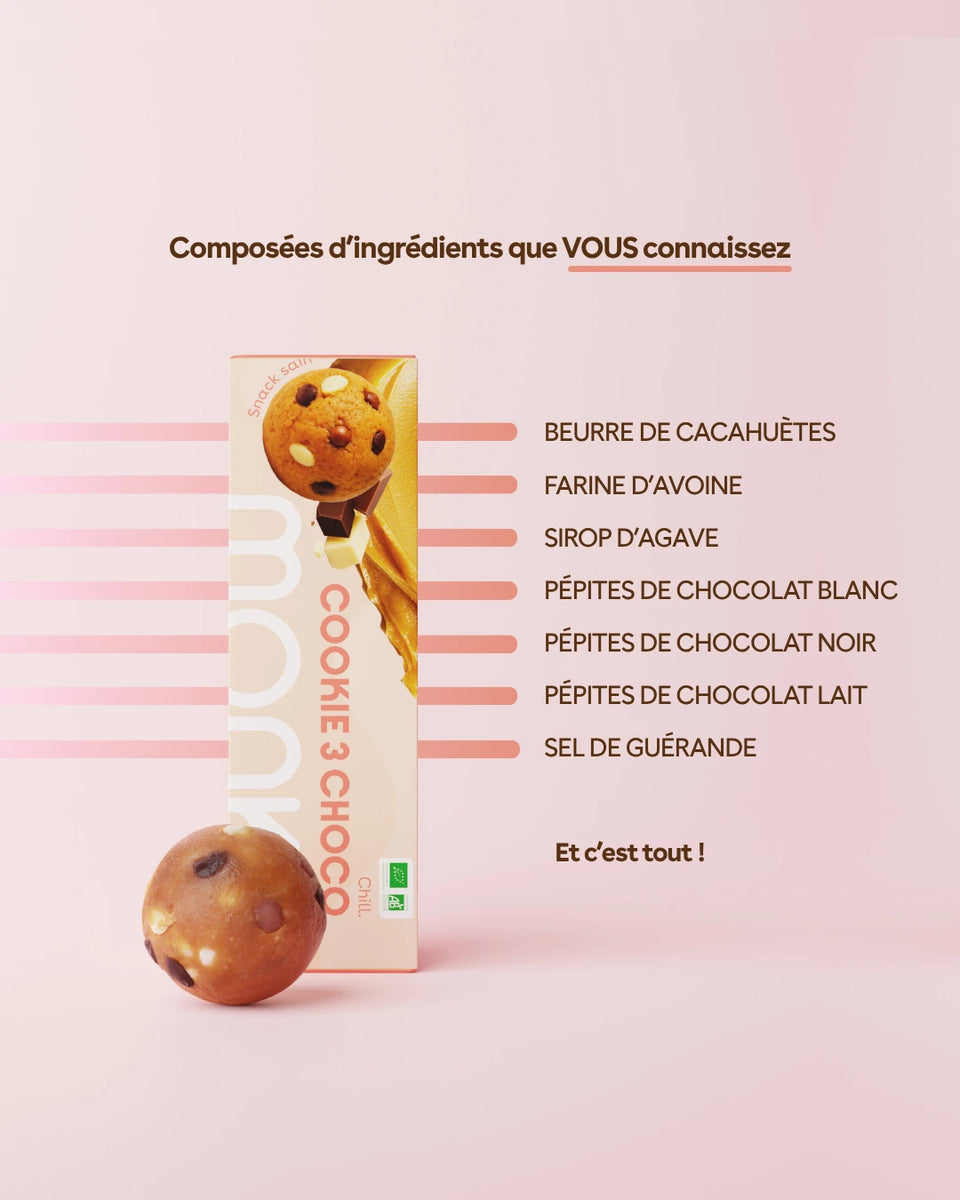 Energy Balls Cookie 3 Chocolats
