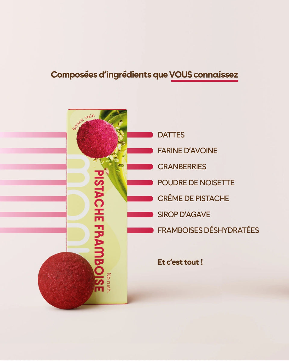 Energy Balls Pistache Framboise