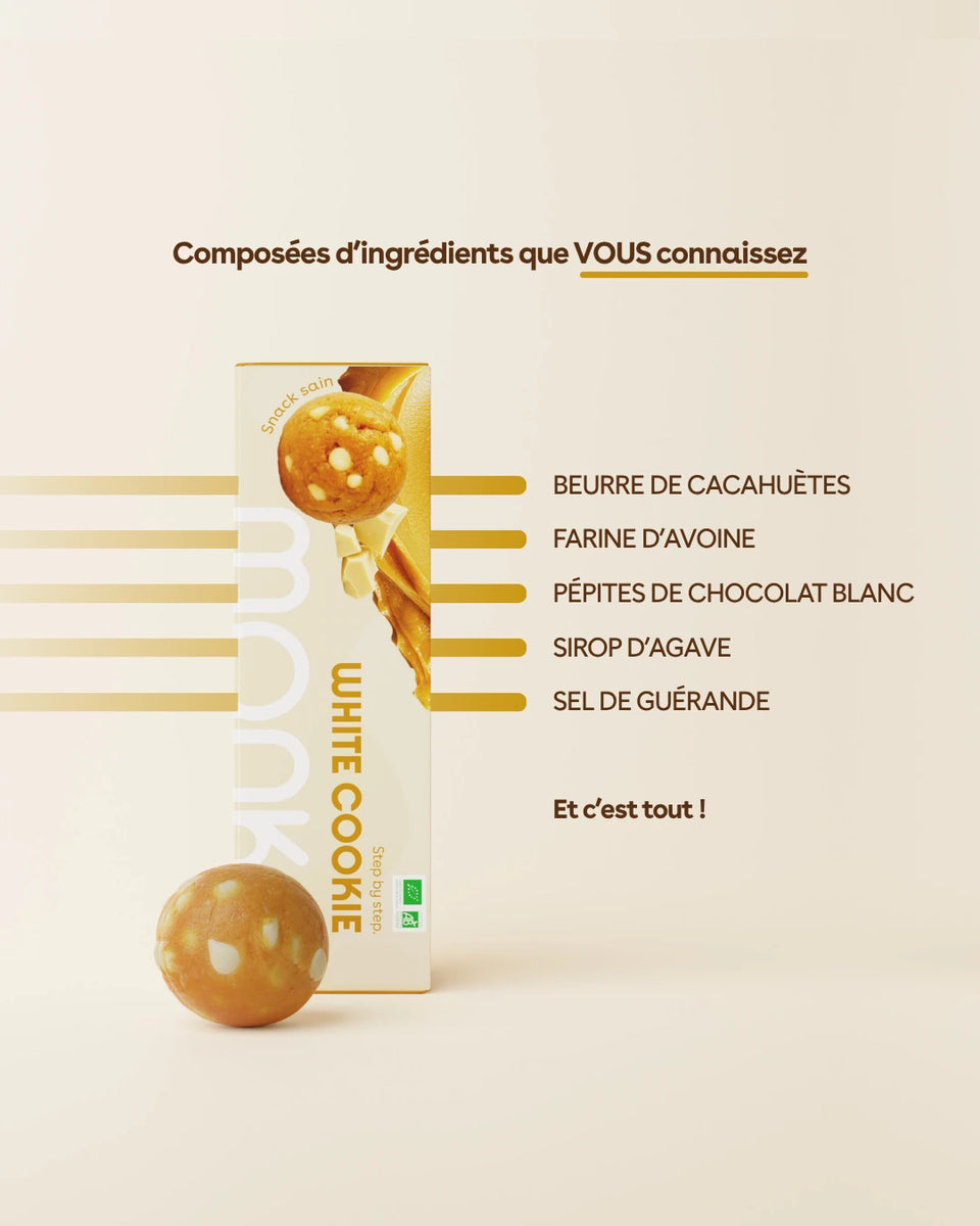 Energy Balls White Cookie