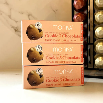 Monka Balls - Cookie 3 Chocolats x12 boîtes