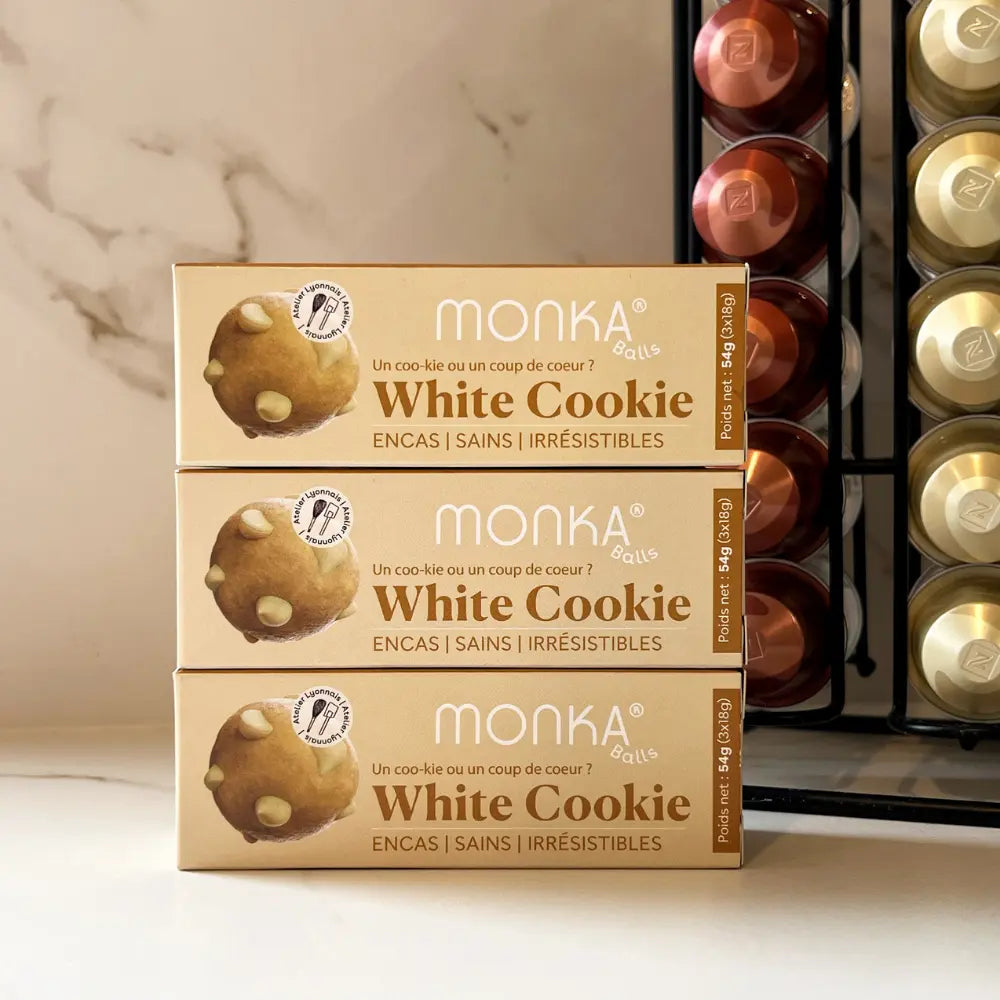 Monka Balls - White Cookie x12 boîtes